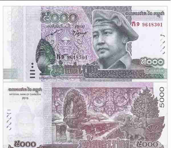 柬埔寨发行200瑞尔、2000瑞尔新钞票