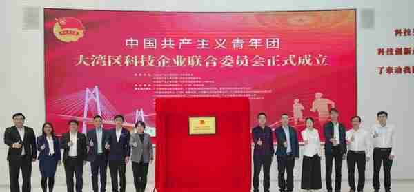 中国共产主义青年团大湾区科技企业联合委员会揭牌成立