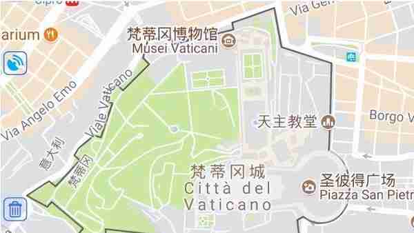 梵蒂冈0.44平方公里的国土能挤得下180多个建交国家的大使馆吗