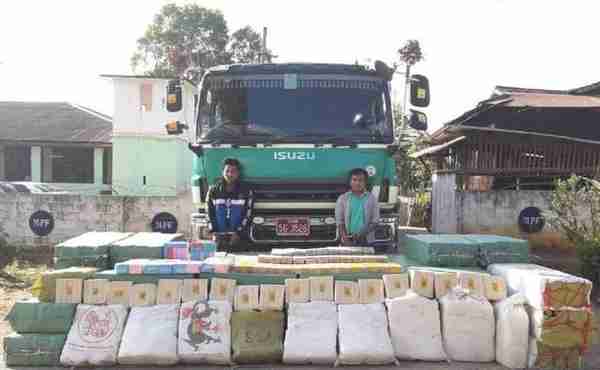 缅甸掸邦深夜查获369公斤海洛因