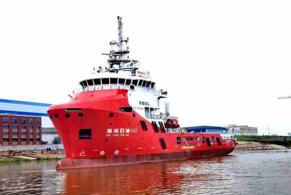 新区企业中海油服自主投资建造的LNG动力守护船完成交付