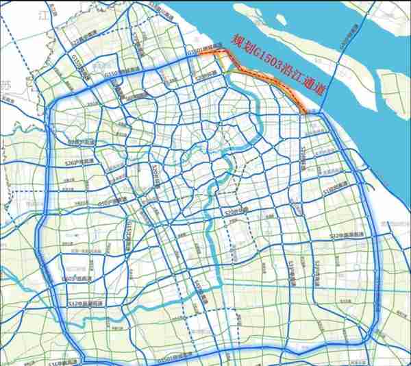 沿江通道浦西段部分路段将于11月25日下午建成通行！未来郊环线将实现“O”字型闭环