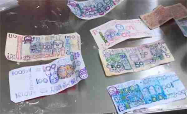 温州老人用自己画的人民币，在面店买面8年，是否构成伪造货币罪